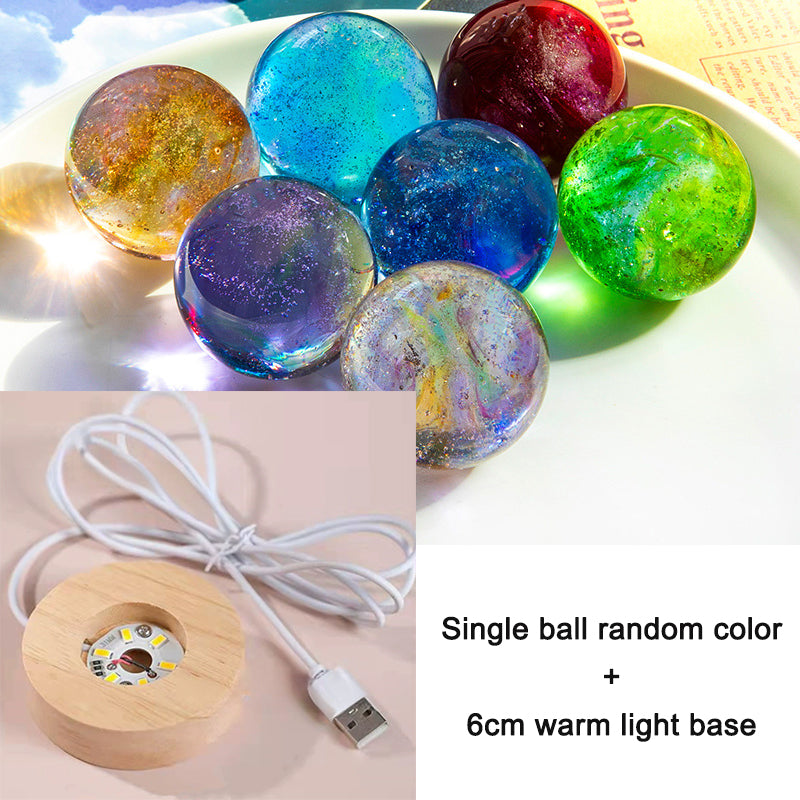 Colorful glass beads glowing crystal balls home decor ornaments night lights 🇨🇳