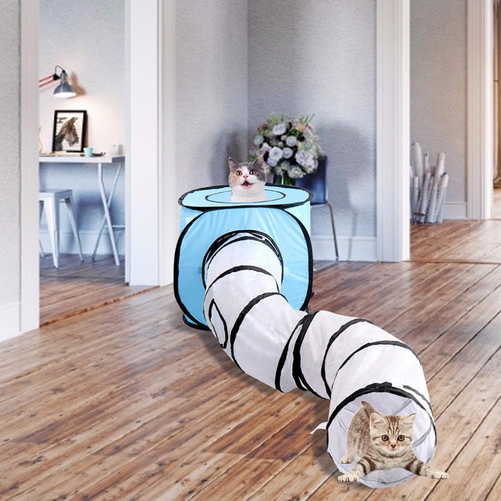 Tent S-Shaped Cat Foldable Playing Tunnel Toy 🇨🇳