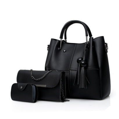 Fashion single shoulder Messenger bag three-piece with tassels 🇨🇳