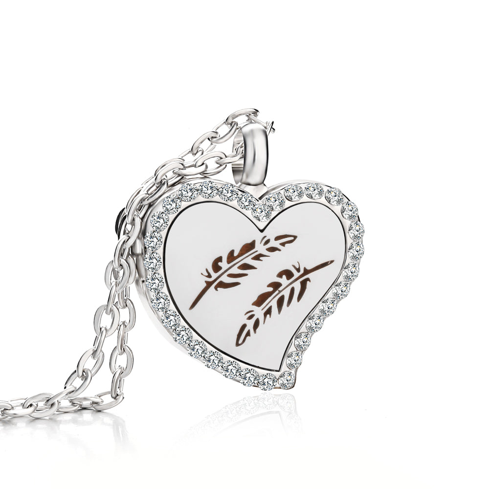 Jewelry Heart Fragrance Essential Oil Diffuser Necklace 🇨🇳