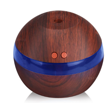 KBAYBO USB Ultrasonic Humidifier 290ml Aroma Diffuser Essential Oil Diffuser Aromatherapy Mist Maker with LED Light Wood grain 🇨🇳