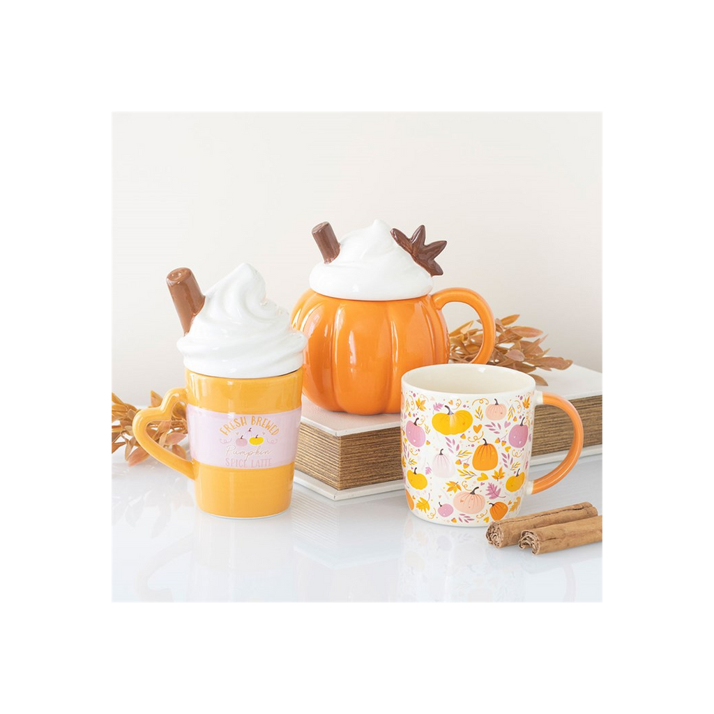 Pumpkin Cream Lidded Mug 🇬🇧