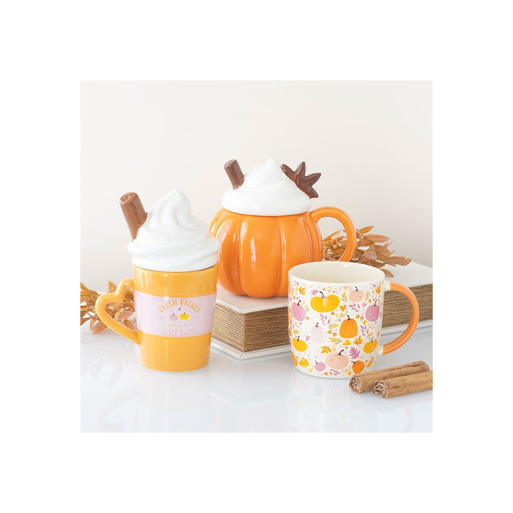Pumpkin Cream Lidded Mug 🇬🇧