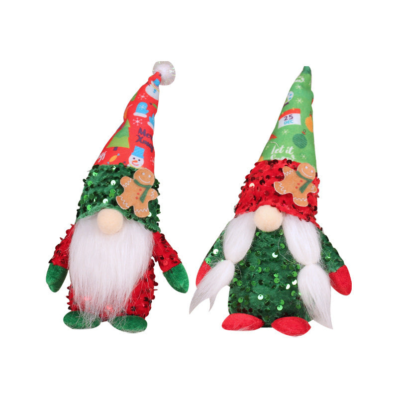 Christmas Gingerbread Man Faceless Doll Ornaments 🇨🇳