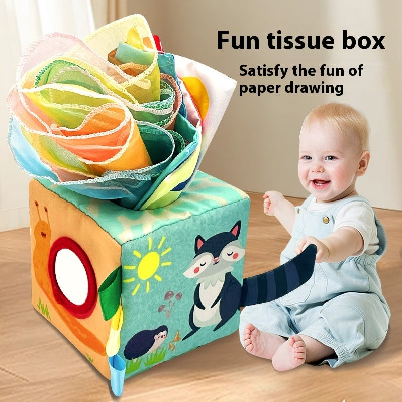 Early Education Children's Simulation Tissue Box Baby Tear-proof Paper Extraction Toys 🇨🇳