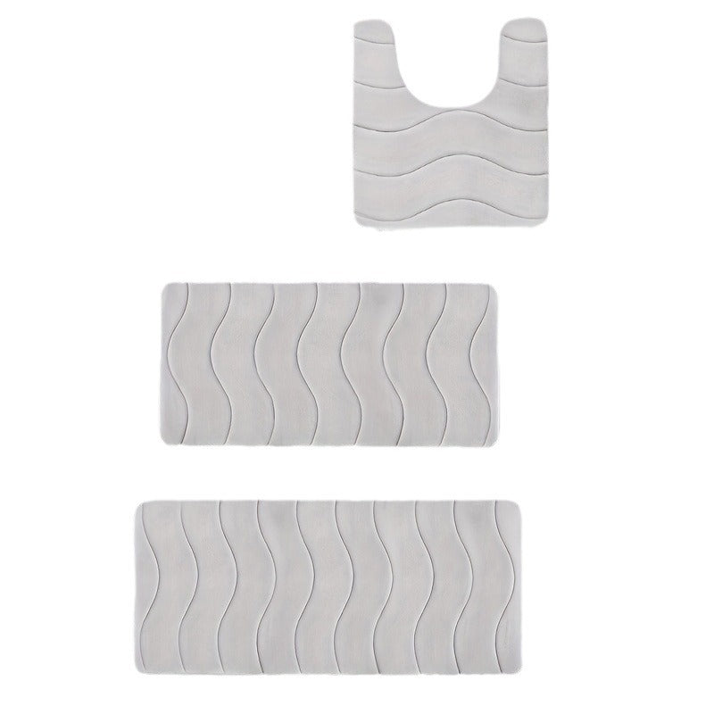 Bathroom Non-slip Mat Foot Mats Absorbent Floor Mat 🇨🇳