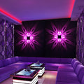 Wall Mounted LED Wall Lamp Indoor Projection Colorful Lighting Mural Luminaire Background Wall Light for Home Hotel KTV Bar 🇨🇳