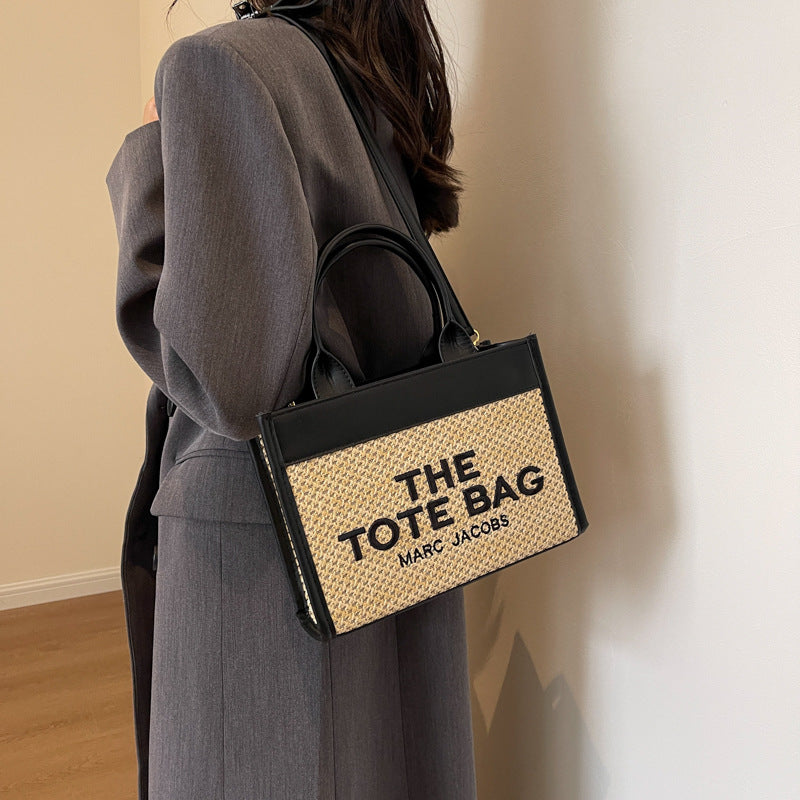 Designer summer woven bag purse The Tote bags Womens New High Quality Luxury Pu Leather Tote Bags 🇨🇳