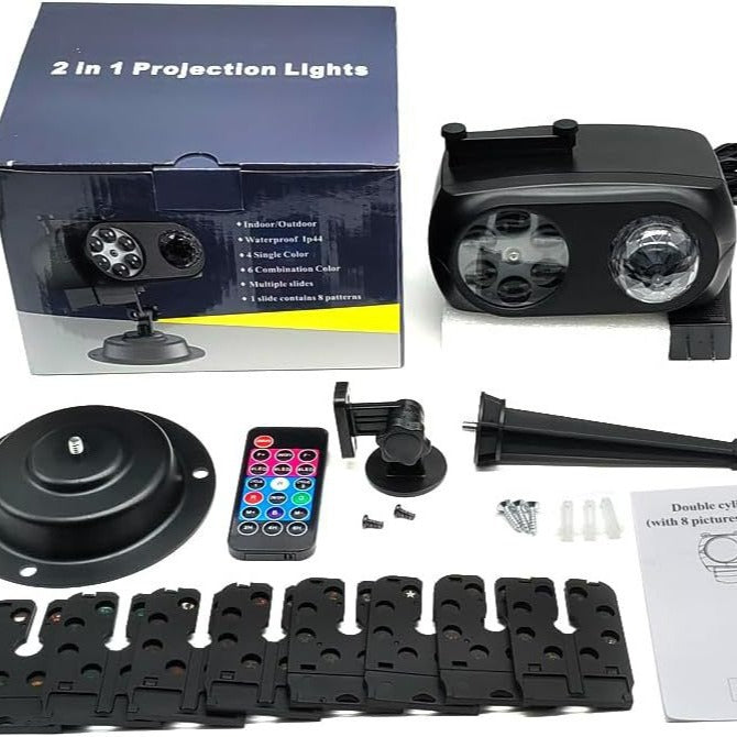 Christmas projection Outdoor waterproof remote control LED lights 🇨🇳