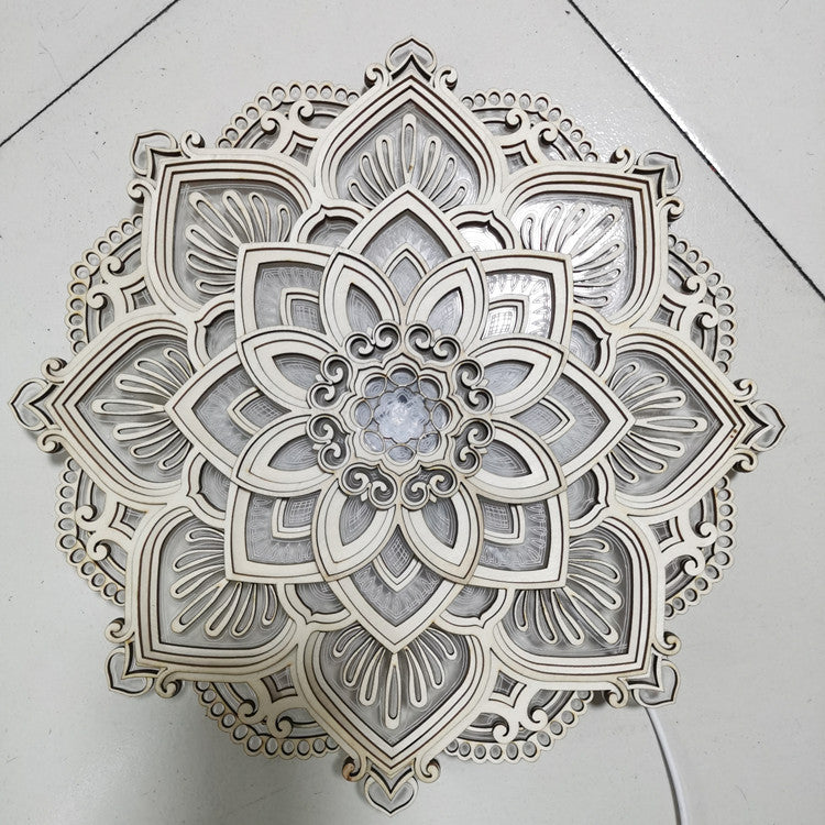 Mandala Yoga Room Night Light Yoga Studio Creative Atmosphere Night Light 🇨🇳