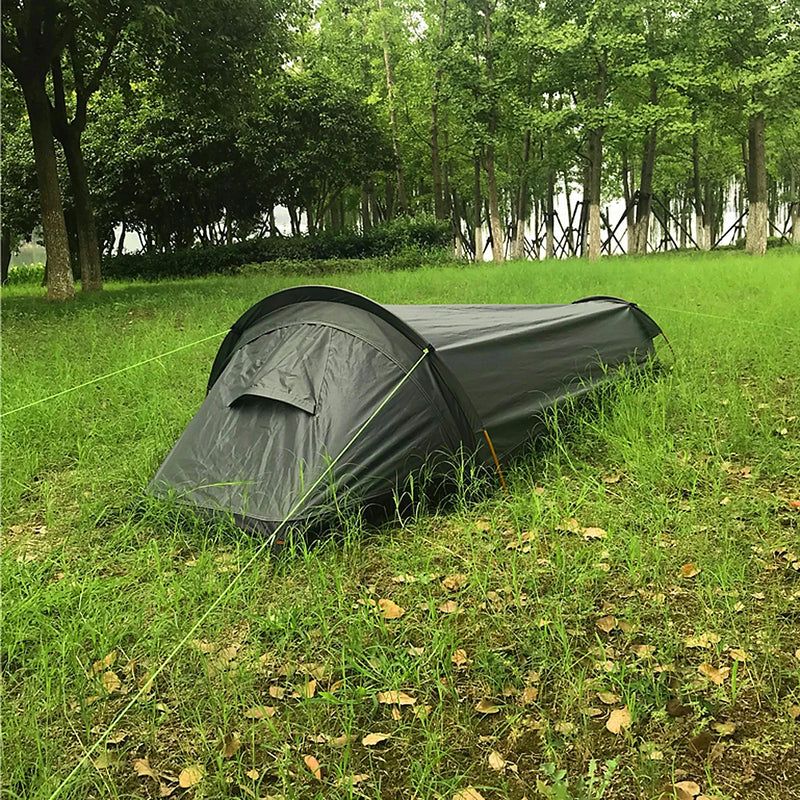 Camping Single Person Ultralight Compact Outdoor Sleeping Bag Tent Larger Space Waterproof 🇨🇳