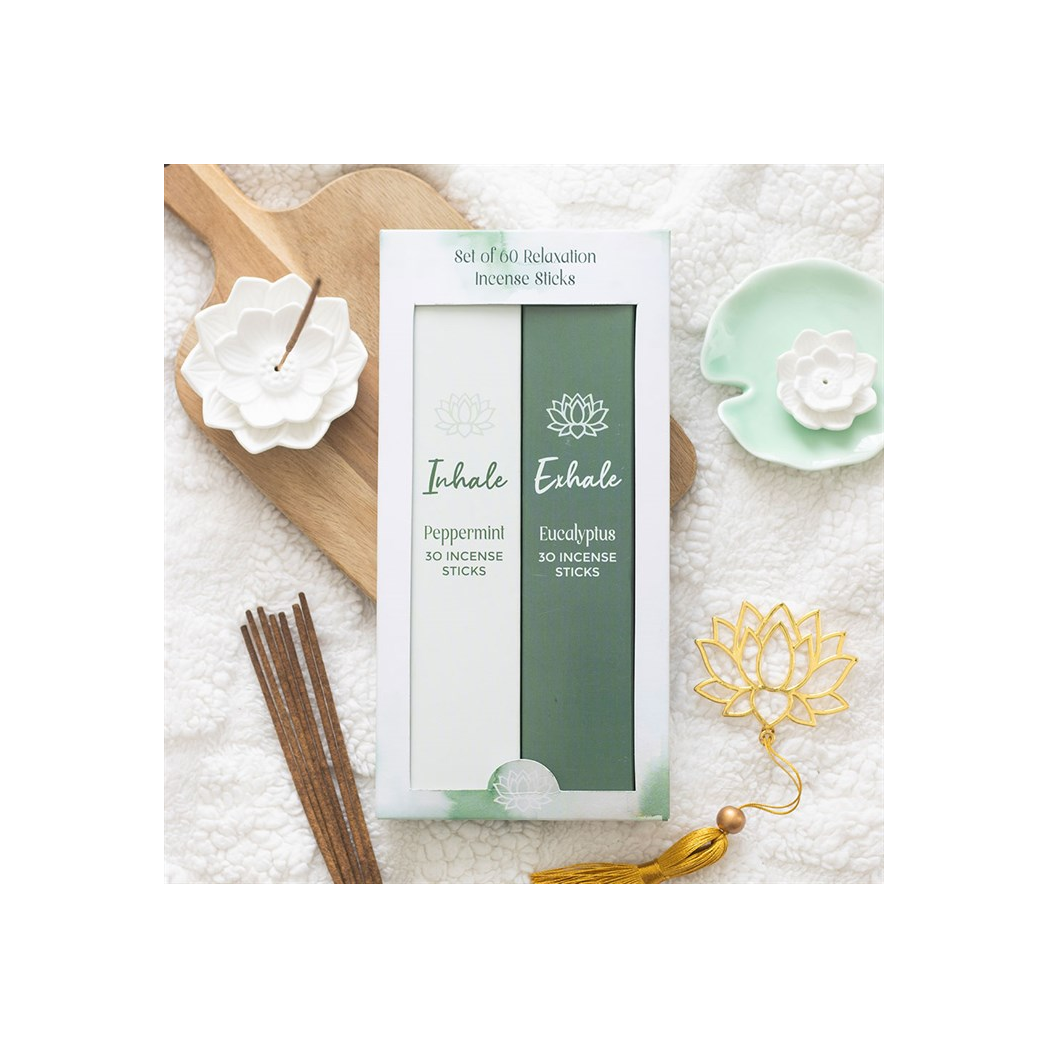 Set of 2 Inhale Exhale Incense Stick Packs 🇬🇧
