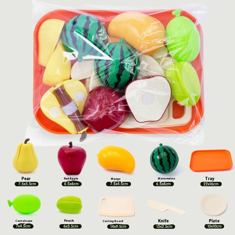 Children Play House Emulational Fruit Slicer Educational Toys 🇨🇳