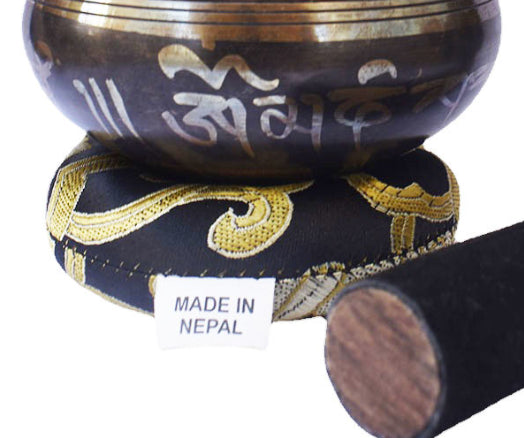 Black Bowl Meditation Yoga Healing Meditation Bowl 🇨🇳