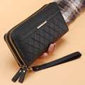 Women's Simple Double Zipper Multiple Card Slots Long Wallet 🇨🇳