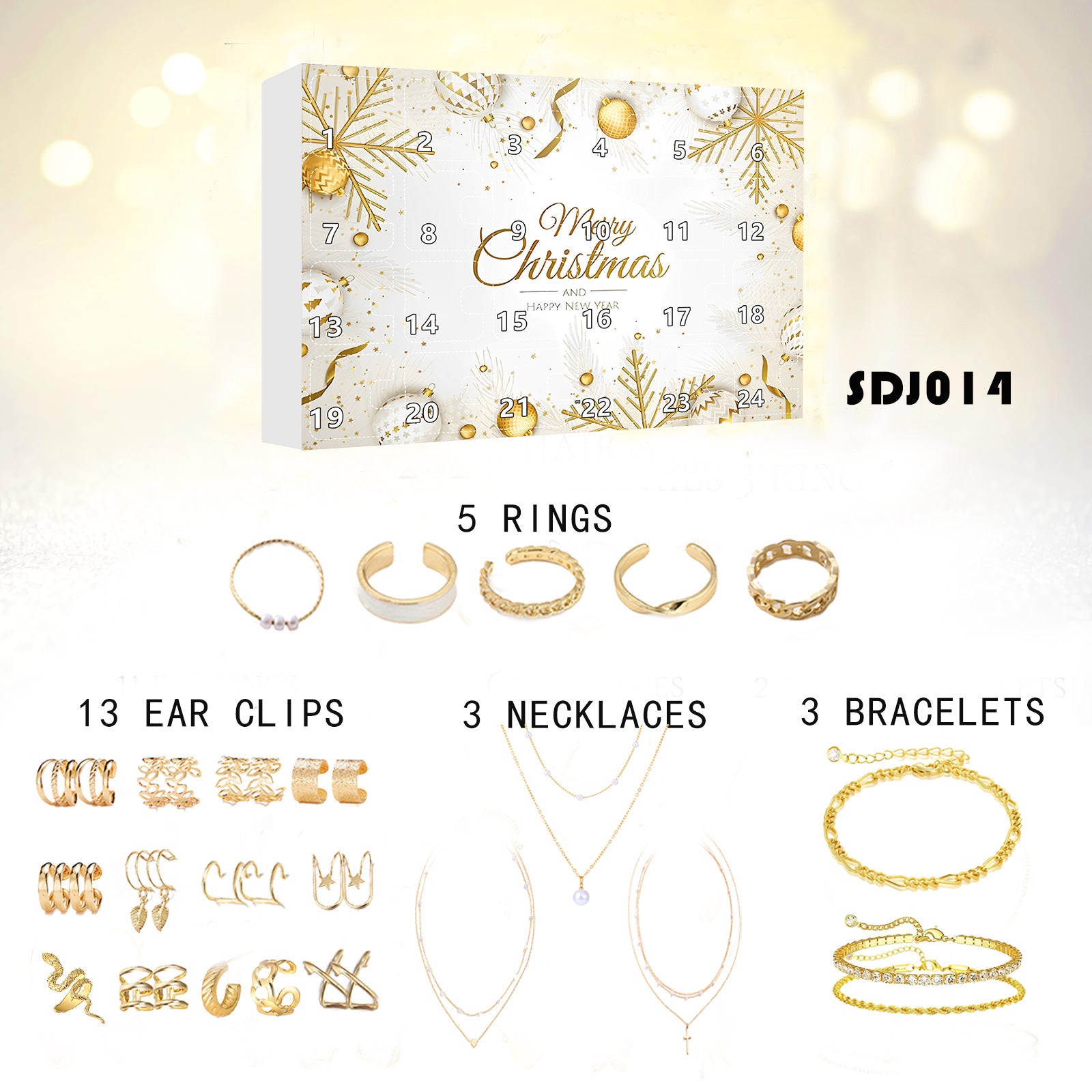 24-day Christmas Countdown Jewelly Blind Box 🇨🇳