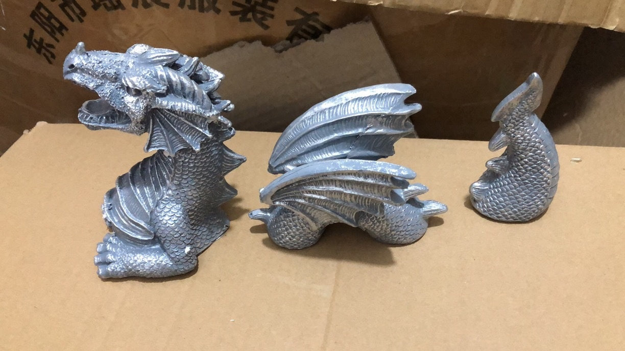 Large Dragon Gothic Garden Decor Statue Castle Moat Lawn Statue Garden Sculptures & Statues Funny Yard Garden Outdoor Figurine 🇨🇳