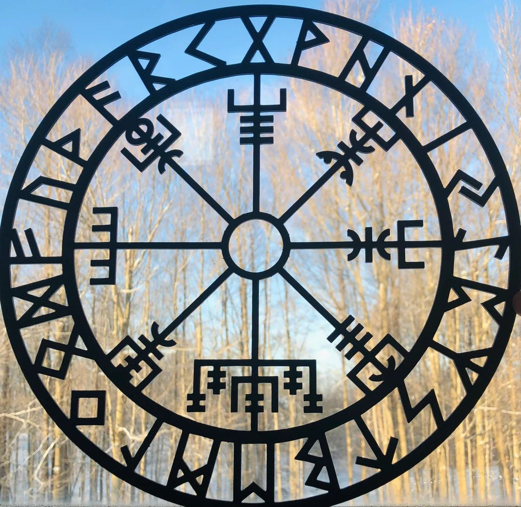 Metal Viking Compass Art Wall Home Decorations 🇨🇳