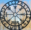 Metal Viking Compass Art Wall Home Decorations 🇨🇳