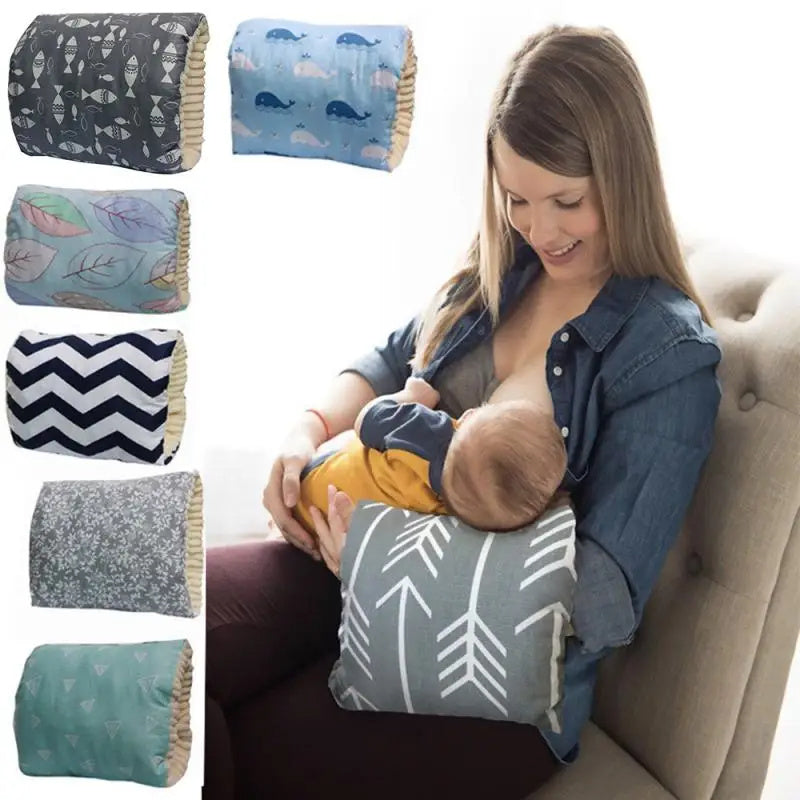Adjustable Baby Cotton Nursing Arm Pillow Breastfeeding Washable Baby Infant Nursing Breastfeeding Pillow Cushion Arm Pad 🇨🇳