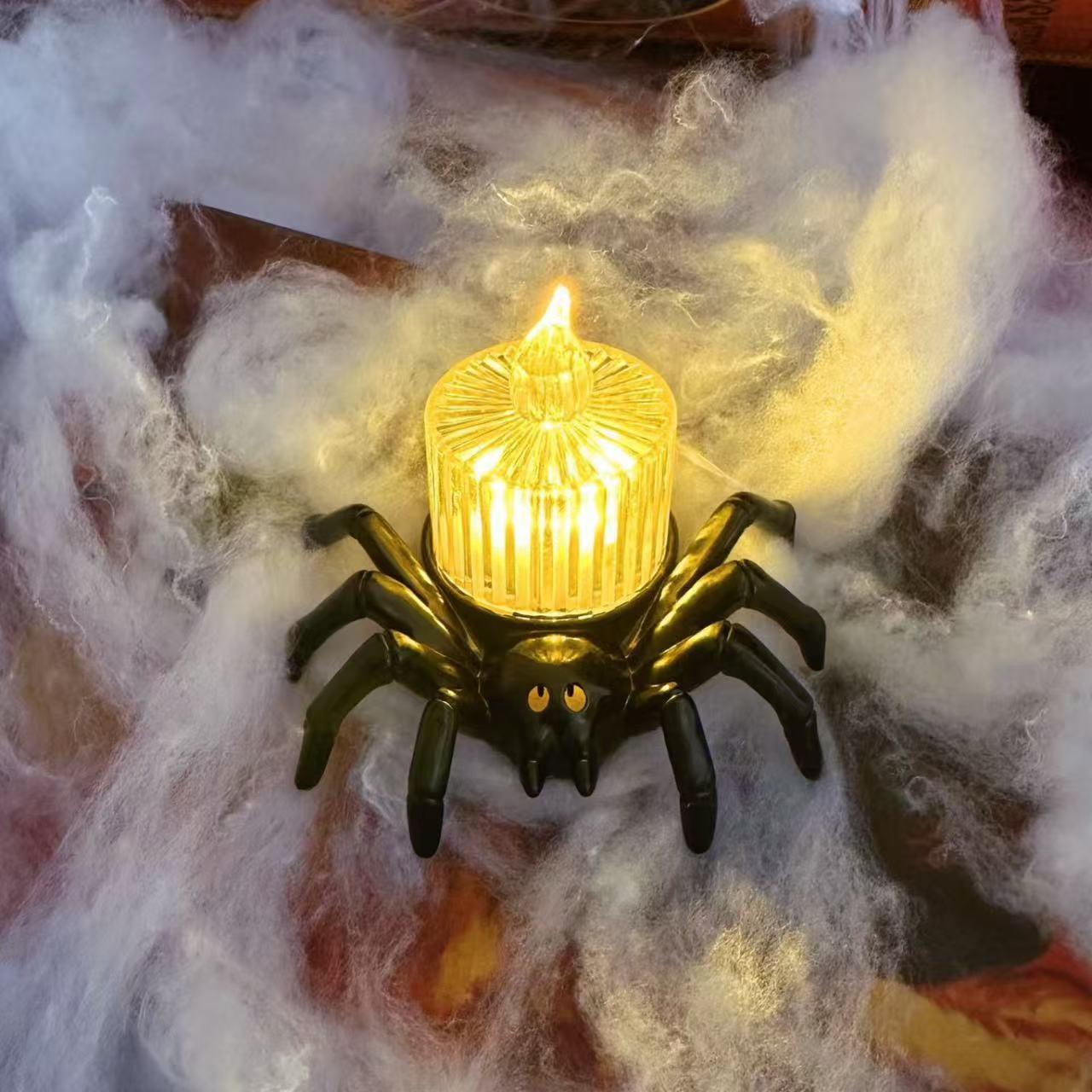 Halloween Pumpkin Spider Candle Light Decoration Props 🇨🇳