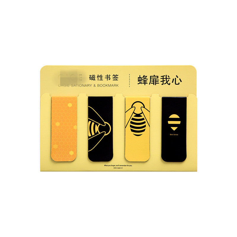 Durable Book Magnet Bookmarks In Four Packs 🇨🇳