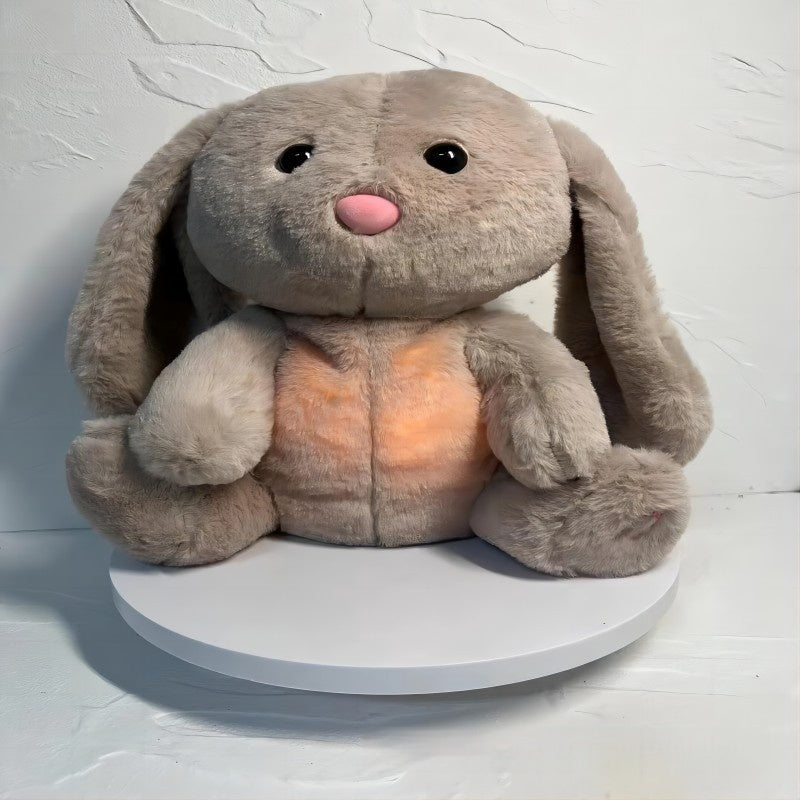 Breathing Rabbit Soothing Sensory Plush Toy With Relieve Anxiety Bunny Comforter Breathes For Newborn Baby 🇨🇳