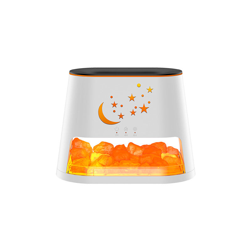 Salt Flame Aroma Diffuser Usb Colorful Flame Gradient Ultrasonic Aroma Diffuser 🇨🇳