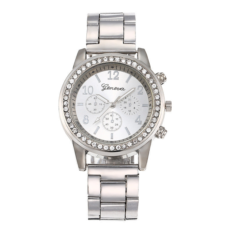 Fashion Steel Belt Men's And Ladies' Watches Couple Quartz Watch 🇨🇳