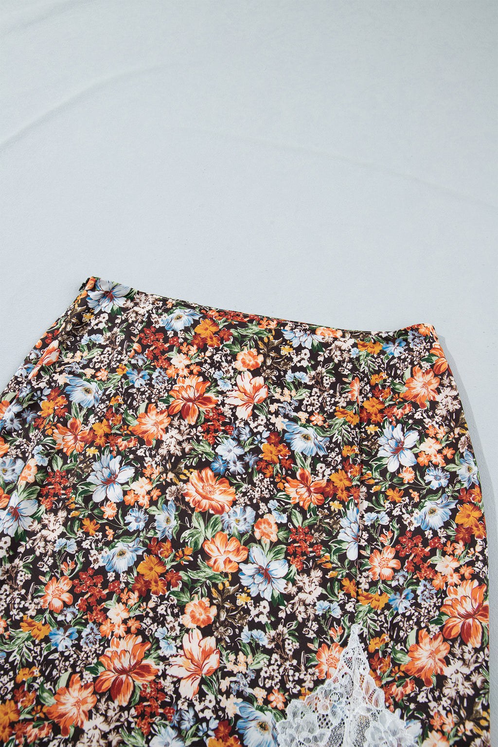 Multicolour Cheetah Print Trim Split Long Western Skirt 🇺🇸