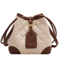 Fashion Rhombus Handbags Korean Style Temperament One-shoulder Bucket Bag
