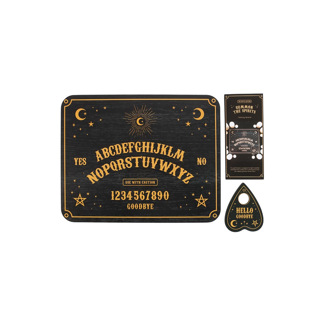 Black Talking Board with Planchette 🇬🇧