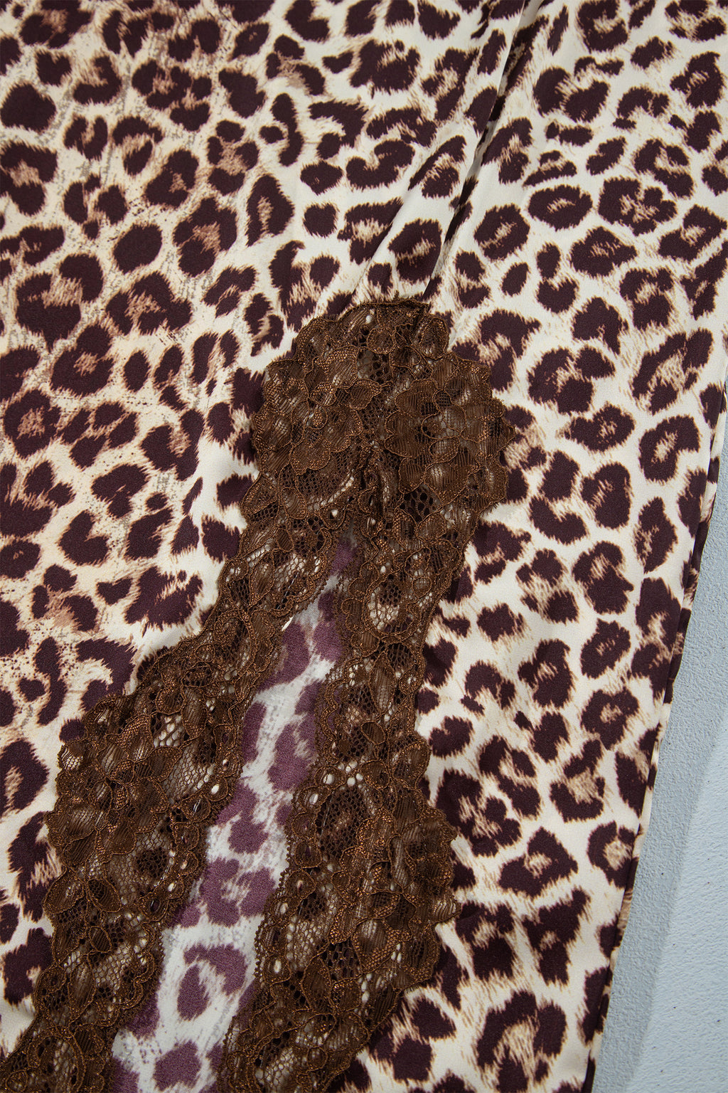 Multicolour Cheetah Print Trim Split Long Western Skirt 🇺🇸