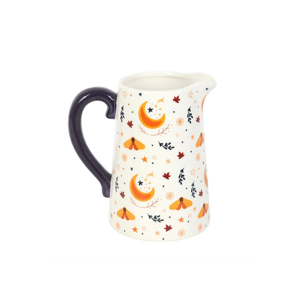 Autumn Magic Harvest Moon Print Ceramic Flower Jug 🇬🇧