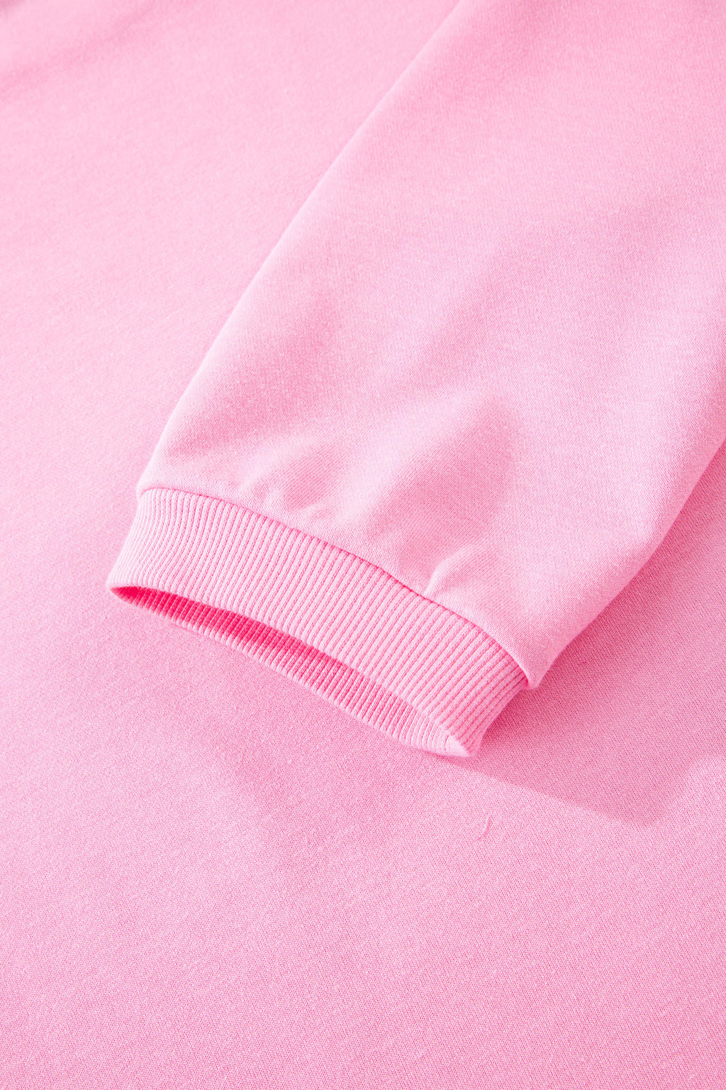 Pink Floral Bow Patched Exposed Seam Patchwork Slit Baggy Sweatshirt 🇺🇸
