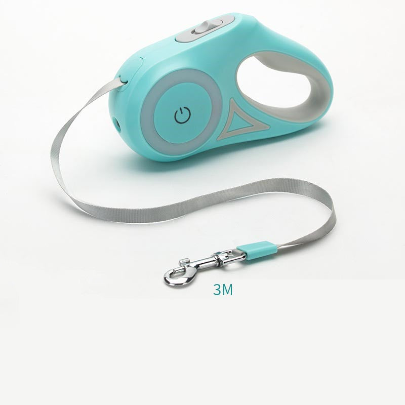 Dog Leash Retractable Leash And Dog Collar Spotlight Automatic Pet Dog Cat Traction Rope For Small Medium Dogs Pet Product 🇨🇳