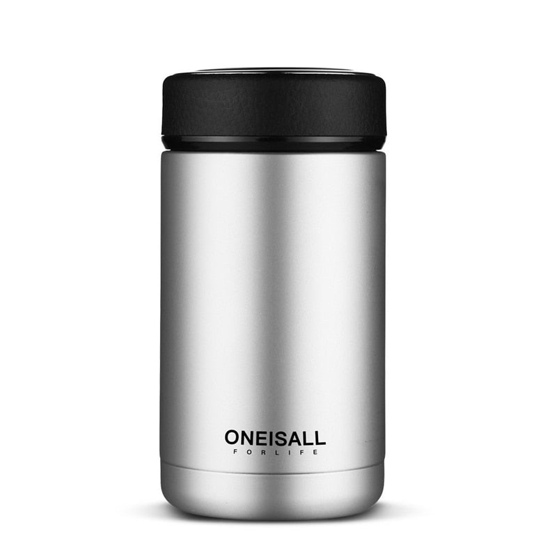 ONE IS ALL Men Gift Bottles 400ml Insulated Cup 304 Stainless Steel Mug Water Bottle Vacuum Flask Coffee Wine Mug 🇨🇳