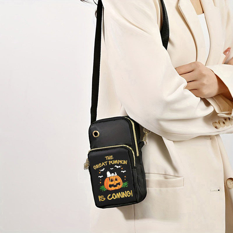 Halloween Pumpkin Pattern Phone Bag 🇨🇳