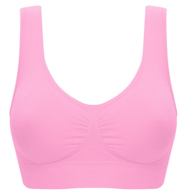 Women Yoga Tank Tops  Sports Bra Workout Fitness Running Crop Top 🇨🇳