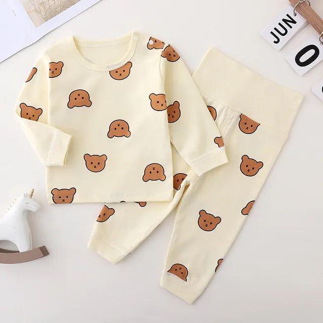 Newborn Long Sleeve Cotton Top and Pant pyjama Suit 🇨🇳
