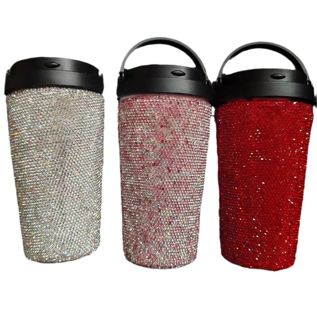 Diamond vacuum stainless steel coffee cup 🇨🇳