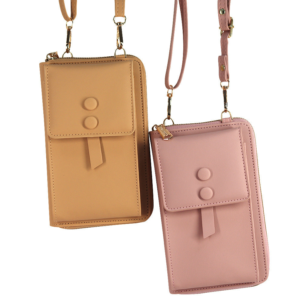 Women's Bag Shoulder Crossbody Pannier Bag Solid Color Simple Student Cross-border E-commerce Multi-purpose Package 🇨🇳