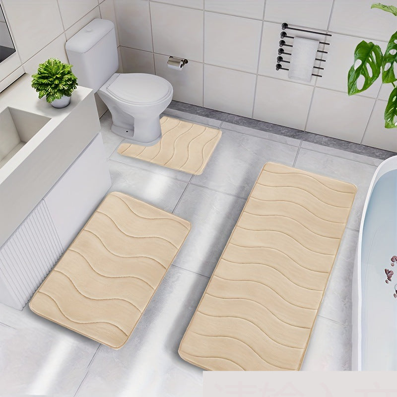 Bathroom Non-slip Mat Foot Mats Absorbent Floor Mat 🇨🇳