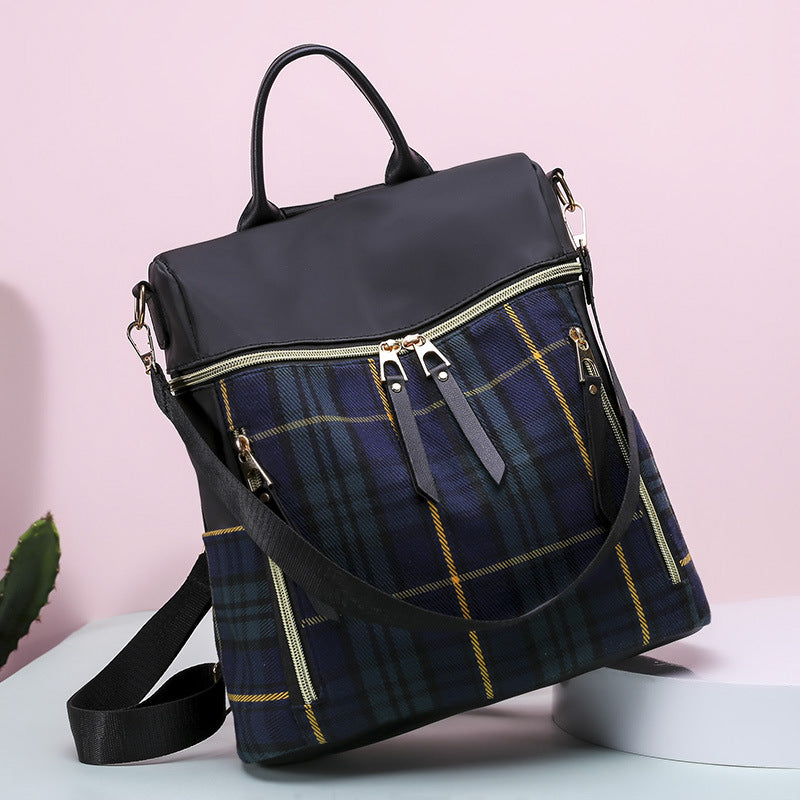 Plaid Gingham Backpack 🇨🇳