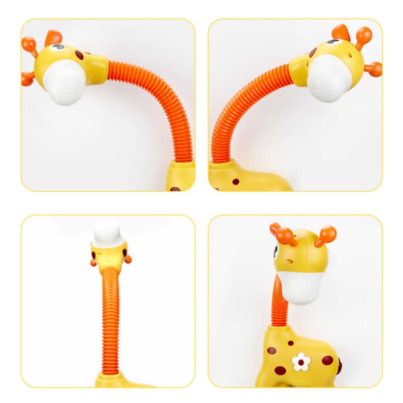 Children Bath Toy Electric Cartoon Giraffe Shower Baby Spray Bathtub Toys Educational Play Game Beach Toys 🇨🇳