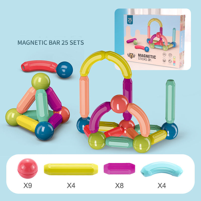 Baby Toys Magnetic Stick Building Blocks Game Magnets Children Set Kids Magnets For Children Magnetic Toy Bricks 🇨🇳