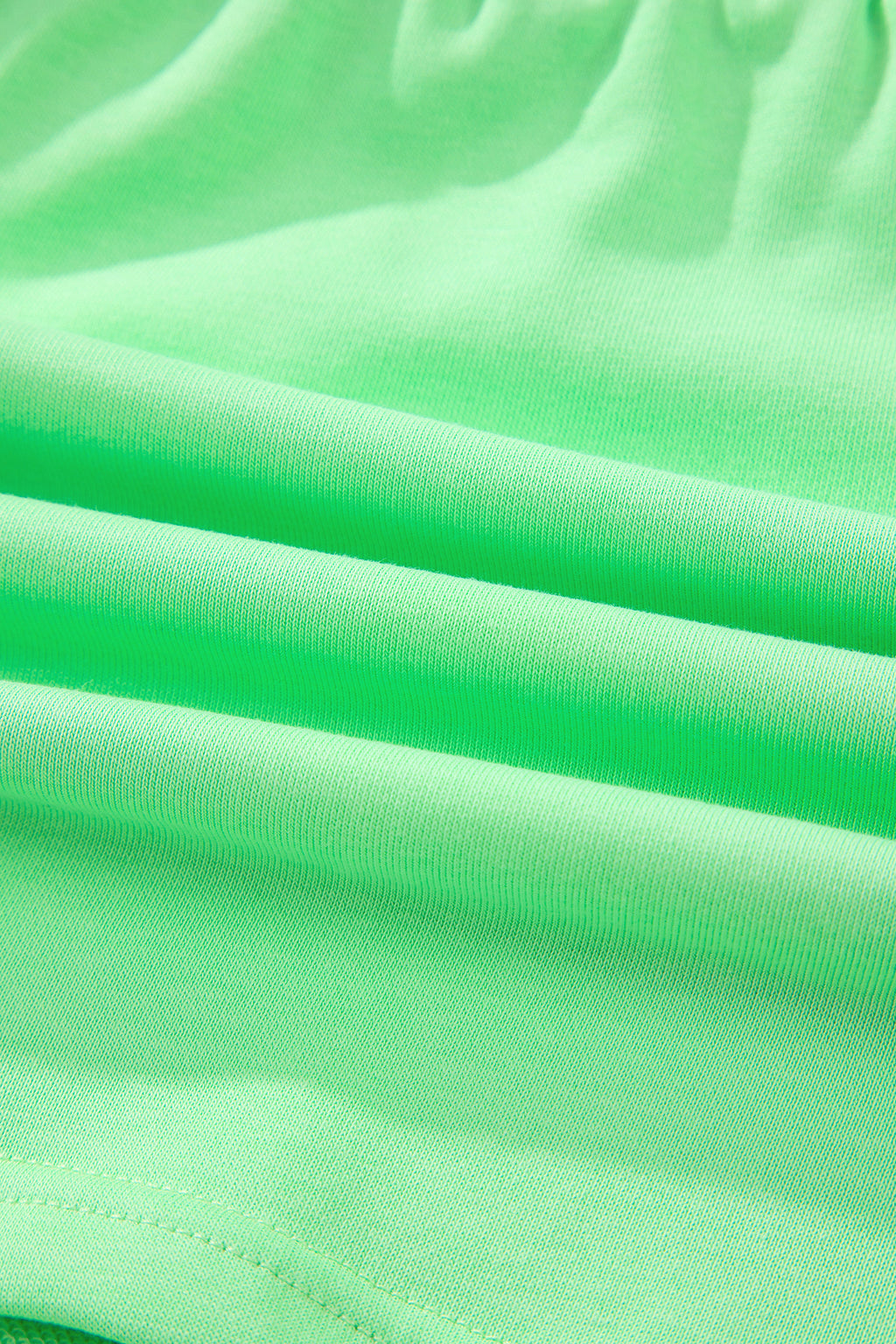 Green Slim Tank Top Elastic Waist Mini Skort 2pcs Outfit 🇺🇸