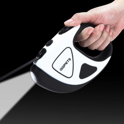 Pet Dog Automatic Retractable Fiber Leash Night Safety LED Shining Automatic Stretching Dog Hand Holding Rope Pet Supplies 🇨🇳