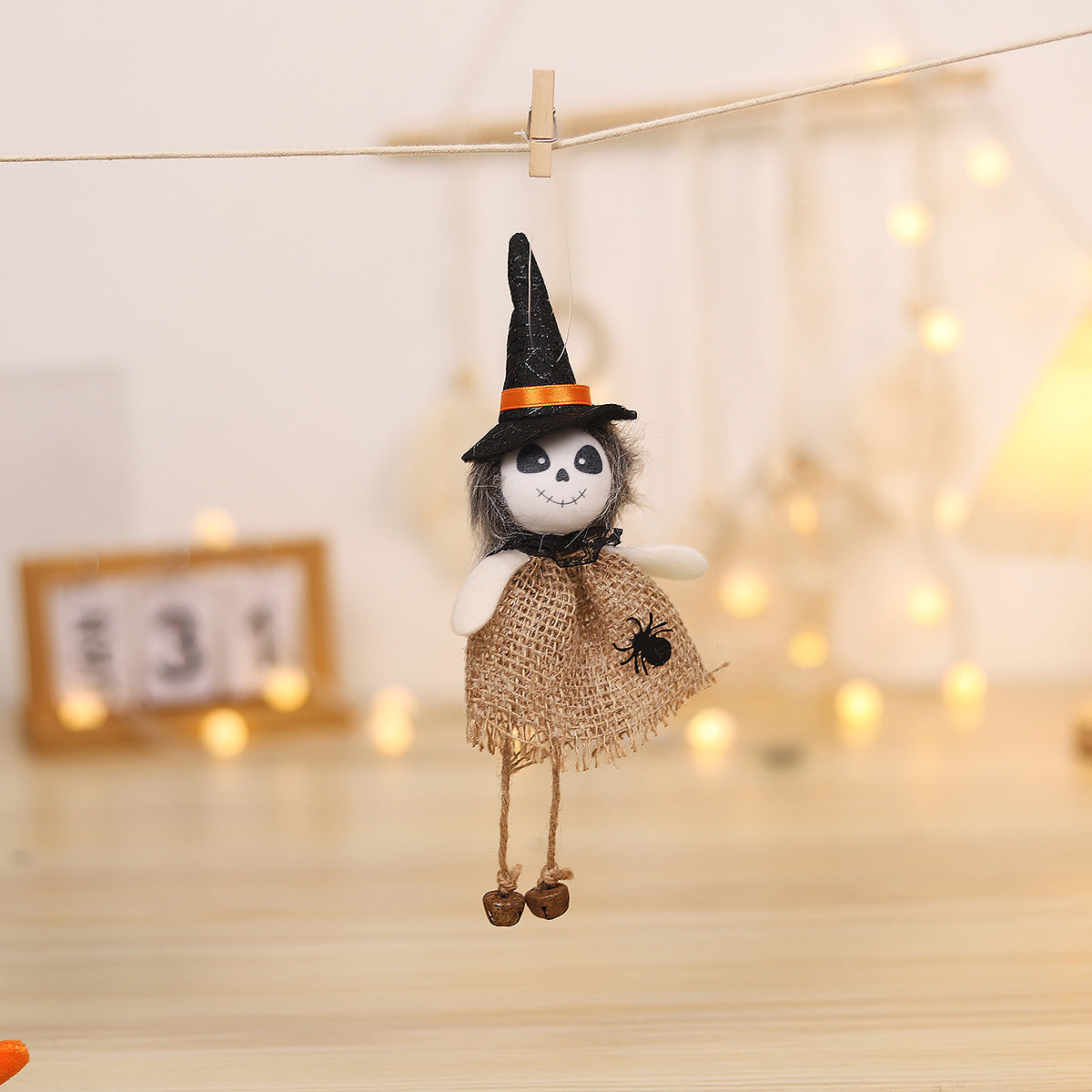 Cartoon Linen Elf Pumpkin Doll Halloween Decoration Pendant 🇨🇳