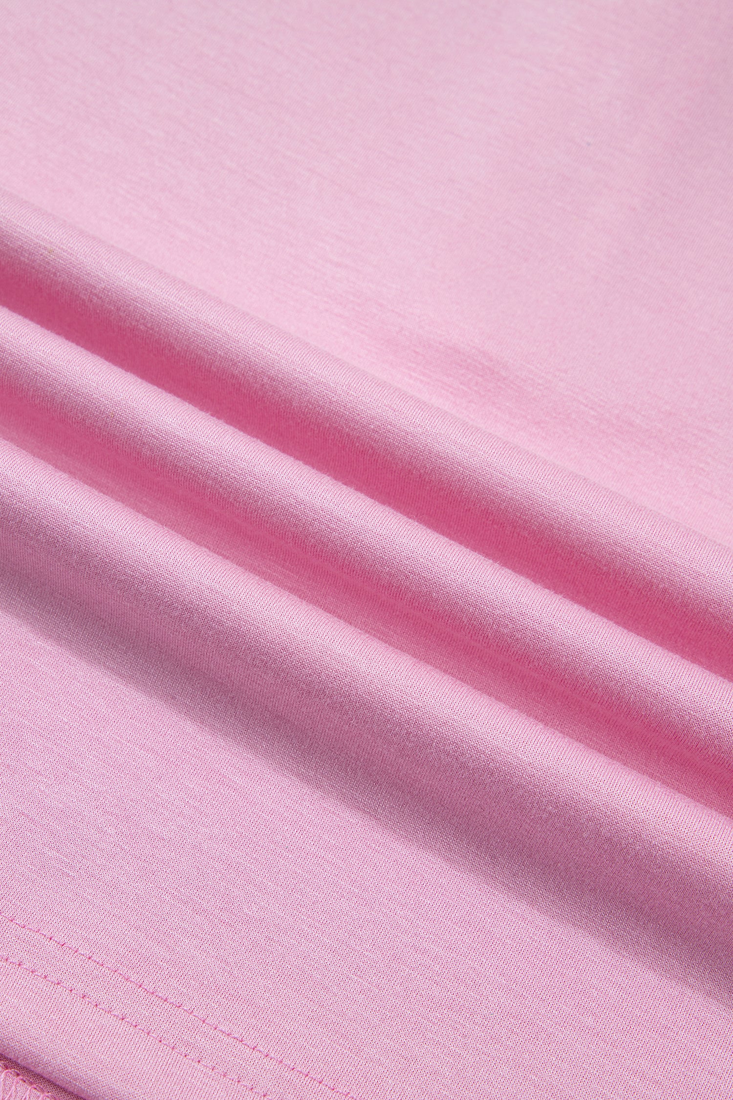 Pink Solid Color Sleeveless Zipper Tank and Skort Set